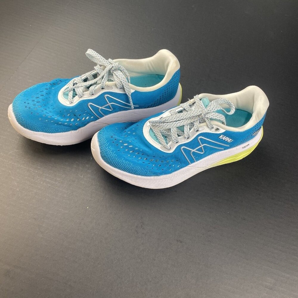 Karhu Women Running Shoes Athletic Breathable Mesh Blue Sneaker Size 6.5 Comfort